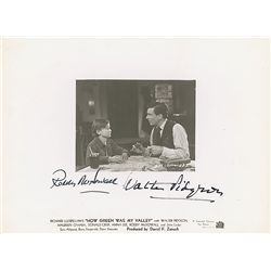 Walter Pidgeon and Roddy McDowall