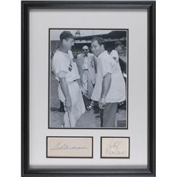 Rocky Marciano and Ted Williams