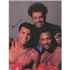 Image 1 : Muhammad Ali, Joe Frazier, and Don King