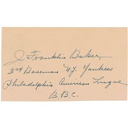 Frank ‘Home Run’ Baker