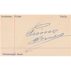 Primo Carnera