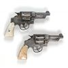 Image 1 : Clint Peoples’ Engraved Smith and Wesson .44 Special Hand Ejector Double Action Revolvers