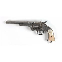 Factory Engraved Merwin, Hulbert and Co. Large Frame Open Top Single Action Revolver with Pearl Grip