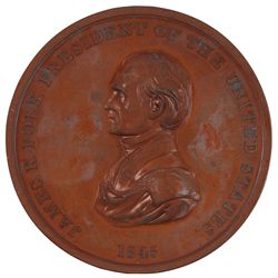 Indian Peace Medal: Polk, James K.