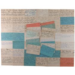 NYPD Crime Booking Cards