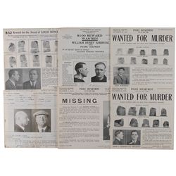 NYPD Wanted Posters: 1927–1929
