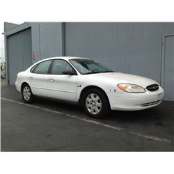 2000 FORD TAURUS 4D SEDAN 6 CYL. 3.0L 4V