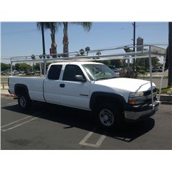 2001 CHEVROLET SILVERADO 3/4 TON EXTENDED CAB 8 CYL 5.7L 2V