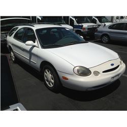 1996 FORD TAURUS 4D STATION WAGON 6 CYL. 3.0L 12V AT, GS, AC, PW, PS, PB, CRSE, TLT, AM-FM, MIL 72,2