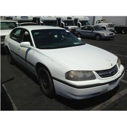 2000 CHEVROLETE IMPALA 4D SEDAN