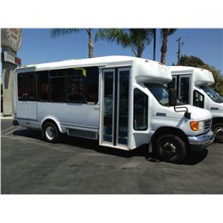 2007 FORD ELDERADO F-450 1.5 TON DUALLY SHUTTLE BUS