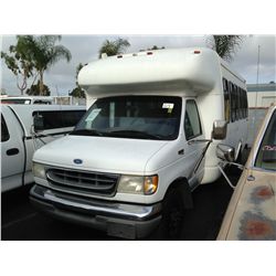 1997 FORD E-SUPER DUTY 1.5 TON DUALLY SHUTTLE BUS 8 CYL.