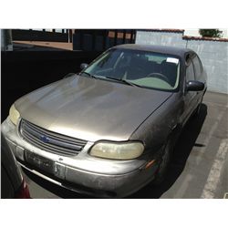 2001 CHEVROLET MALIBU 4D SEDAN 6 CYL.