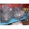 Image 1 : DESIGNOR SHELL BOWLS - 5 CLEAR BLUE & 1 CLEAR 4010