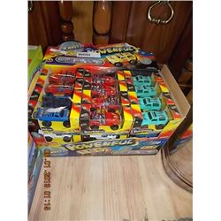 BOX OF NEW DIECAST METAL TOY BIG WHEELS