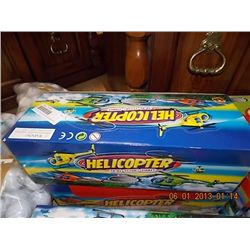 BOX OF NEW DIECAST METAL TOY HELICOPTERS