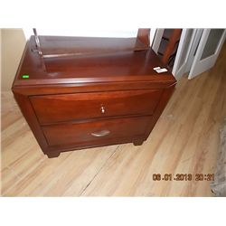 MAHOGANY NIGHT STAND - FLOOR MODEL DISPLAY