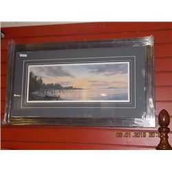 FRAMED L E PRINT "SUMMER SUNSET MARG SELKIRK