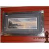 Image 1 : FRAMED L E PRINT "SUMMER SUNSET MARG SELKIRK