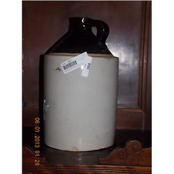 STONEWARE WHISKEY JUG