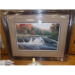 FRAMED PRINT "RIVER FALLS