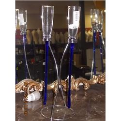 CHAMPAGNE FOR 2 GLASS SET WITH METAL STAND