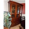 Image 1 : GLASS CHINA CABINET - 2PC bow front - touch light on hing