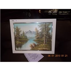 WOOD FRAMED PICTURE