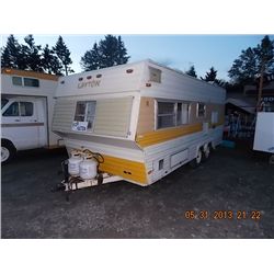 LAYTON RV TRAILER - 1977 PAPERS AVAILABLE FRIDAY OR SOONER - DEPOSIT OF $500 REQUIRED - (STOA !!) - 