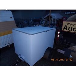 ENCLOSED UTILITY TRAILER - BACK DOOR - LOCKABLE - TAIL LIGHT WIRING - U-BUILT - NO PAPERS