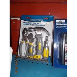 STUBBY TOOL SET - WORK FORCE - 24 PC