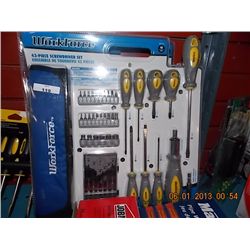 WORK FORCE - 43PC SCREWDRIVER SET