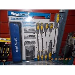 WORK FORCE - 43PC SCREWDRIVER SET