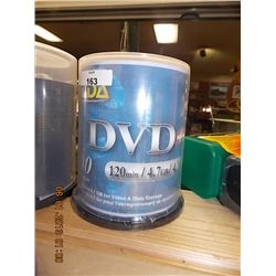 PACKAGE OF DVD-R - UNOPENED - 1 LARGE (100PC)