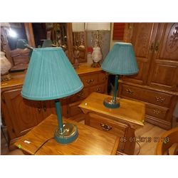 GREEN BED ROOM LAMPS - 2