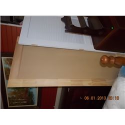 DOOR - NEW - ALL WOOD - 1 PANEL - NO HOLE - 34 