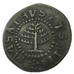 1652 Massachusetts Pine Tree Shilling, Small Planchet, VF/aFine.