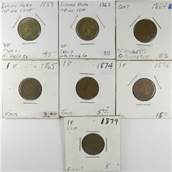 Early Indian Head Cent Lot.