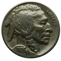 Buffalo Nickel, 1926-S, Key date, clnd VF.