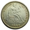 Image 1 : Seated Liberty Dime, 1889, Choice Unc.