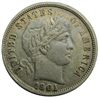 Image 1 : Barber Dime, 1901-O, Better date, Ch. EF, cpl mks rev.