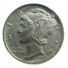 Image 1 : Mercury Dime, 1919-D, PCI double die obverse, MS60 cleaned.