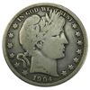 Barber Half Dollar, 1904-S. Toned VG+.
