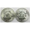 Image 2 : Franklin Half Dollar Pair.