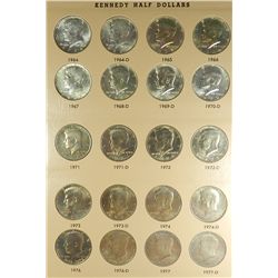 Kennedy Half Dollar Set, 1964-2005.