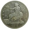 Trade Silver Dollar, 1875-S, SEGS MS60 details, Chinese Merchant Chopmark obverse.