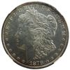 Morgan Silver Dollar, 1878 7/8 TF, NGC MS63 some PL qualities.
