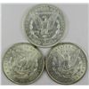 Image 2 : Morgan Dollar Three Coin Lot.