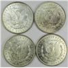Image 2 : Uncirculated Morgan Dollar Quartet.
