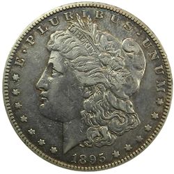 Morgan Silver Dollar, 1895-O, Semi-key date. Toned EF.